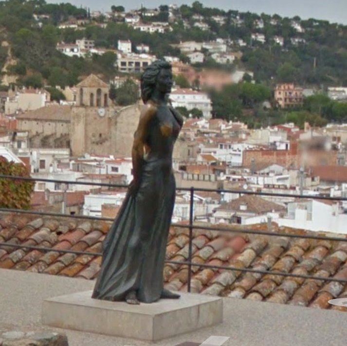 Estatua de Ava Gardner en Tossa de Mar