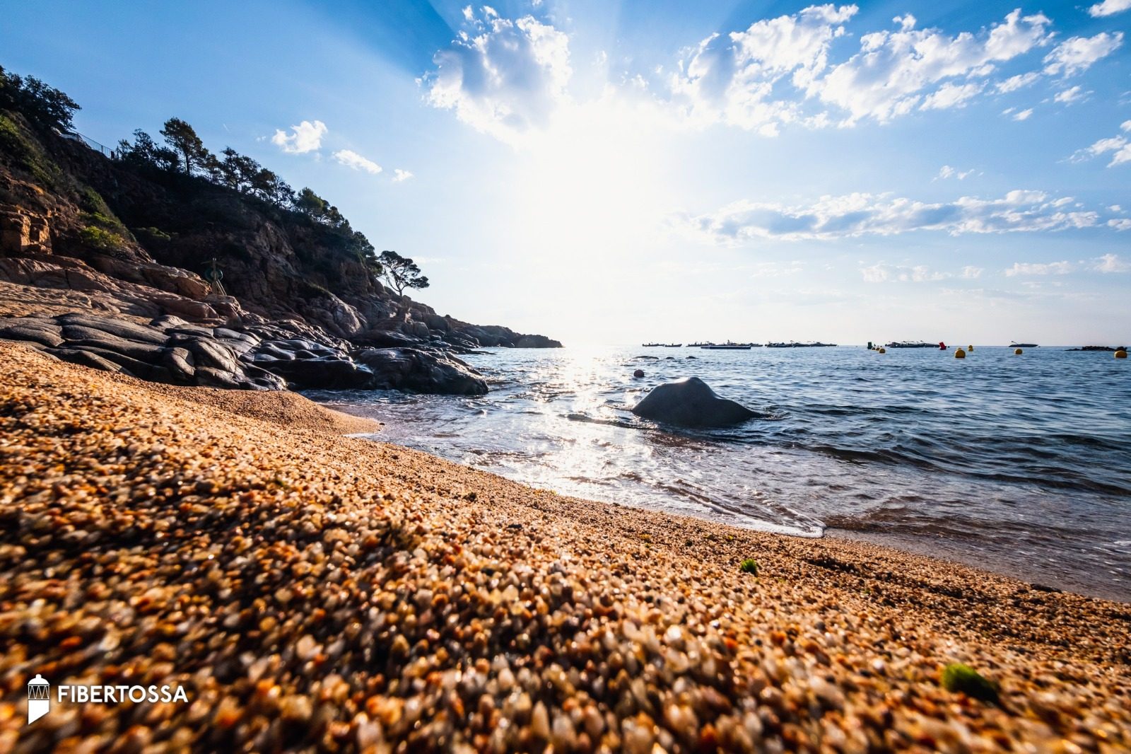Playa de Tossa de Mar al atardecer